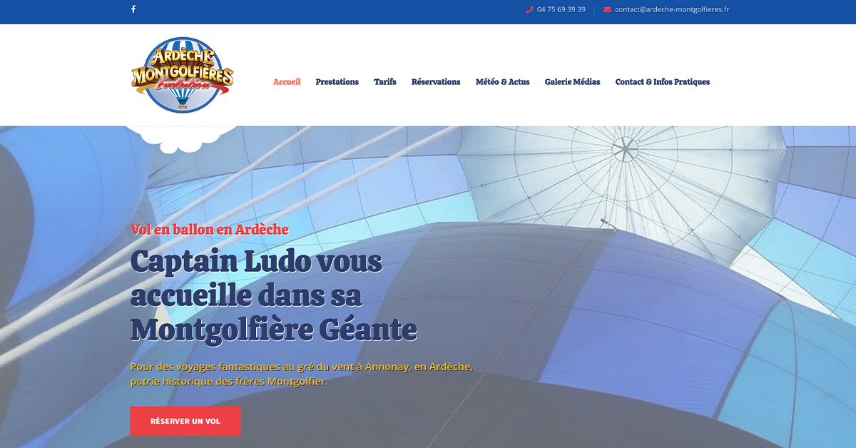 Nouveau site internet